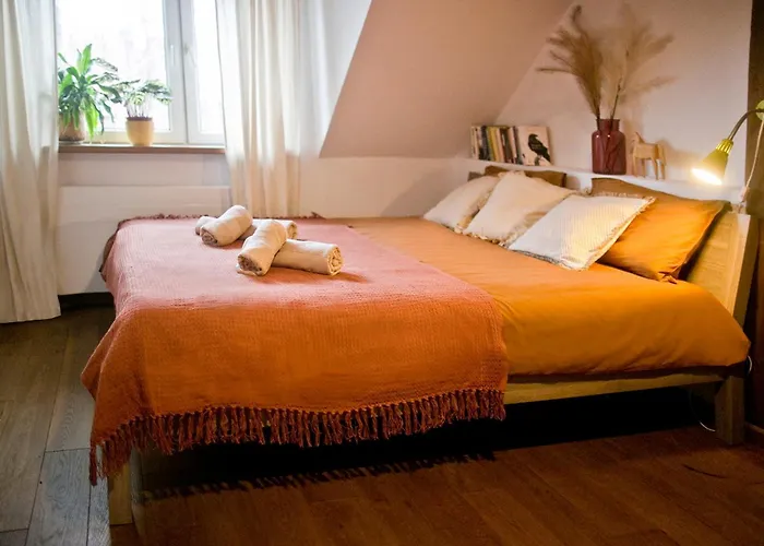 Lägenhet Leveloft - Przestronny, Stylowy Na Zielonej Ulicy W Centrum