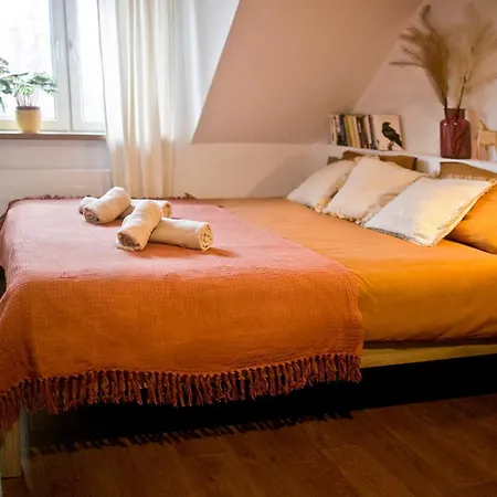 アパート Leveloft - Przestronny, Stylowy Na Zielonej Ulicy W Centrum